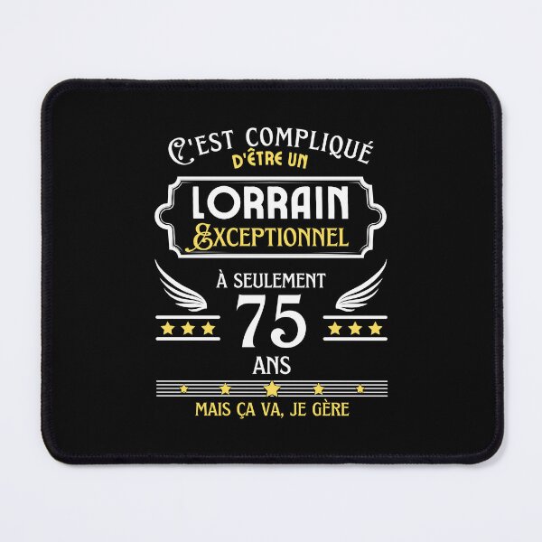 Item preview, Lorrain Man 75th Birthday gift designed and sold by RomualdGR.