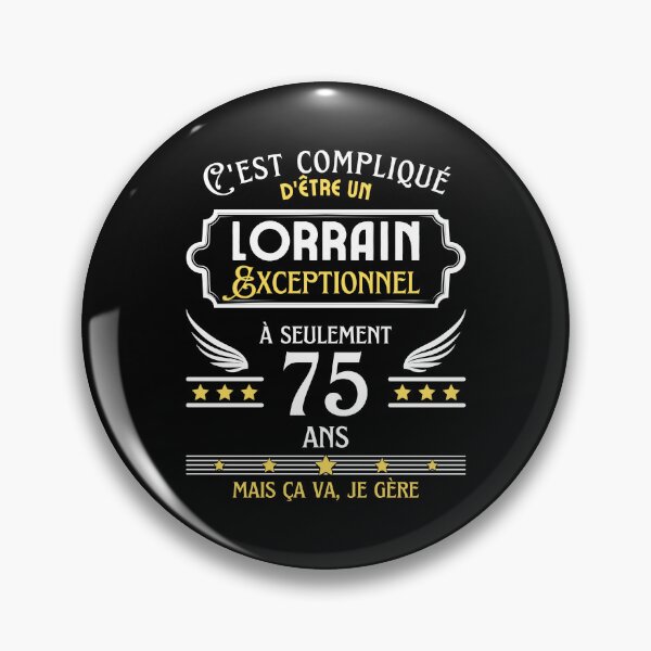Item preview, Lorrain Man 75th Birthday gift designed and sold by RomualdGR.