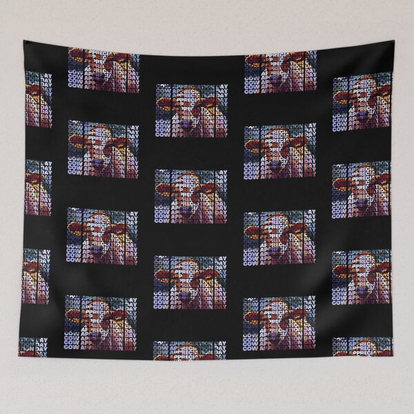 Item preview, Cow appreciation Day text based design Blue and red highland cow designed and sold by FarmsteadAcers.