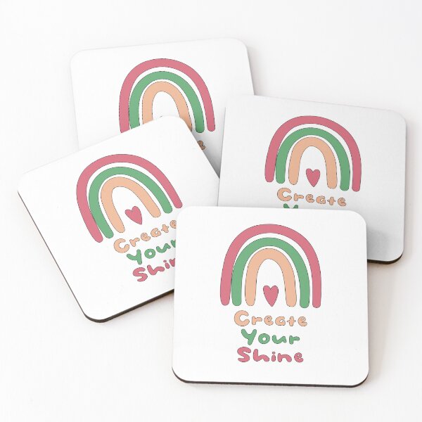Item preview, Create your shine motivational boho rainbow designed and sold by Awesome 4 all.