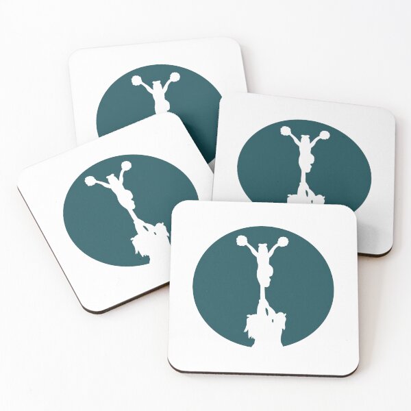 Item preview, green cheerleading silhouette designed and sold by VictoriaSellers.