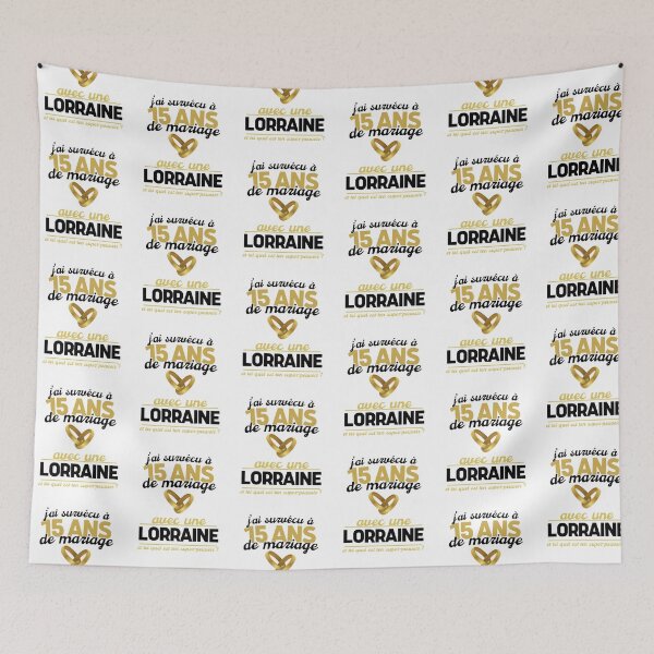 Item preview, 15 year wedding anniversary gift for men from Lorraine designed and sold by RomualdGR.