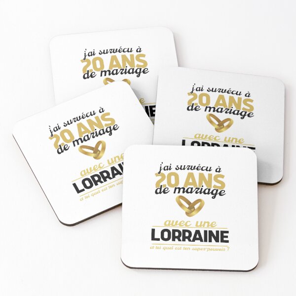 Item preview, 20 year wedding anniversary gift for men from Lorraine designed and sold by RomualdGR.