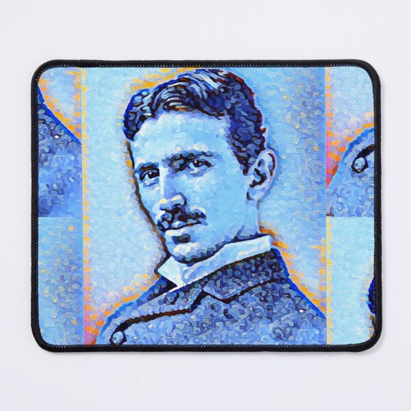 Item preview, Nikola Tesla Portrait | Nikola Tesla Wall Art  designed and sold by Suyogsonar25.