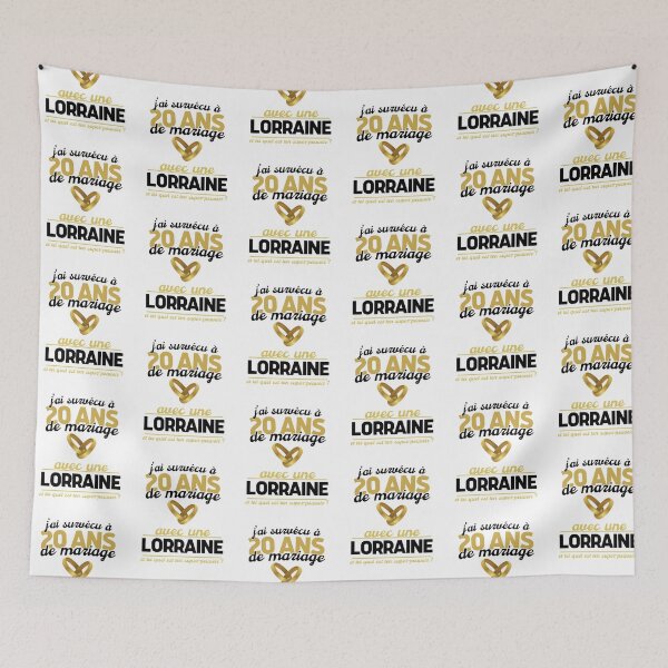 Item preview, 20 year wedding anniversary gift for men from Lorraine designed and sold by RomualdGR.