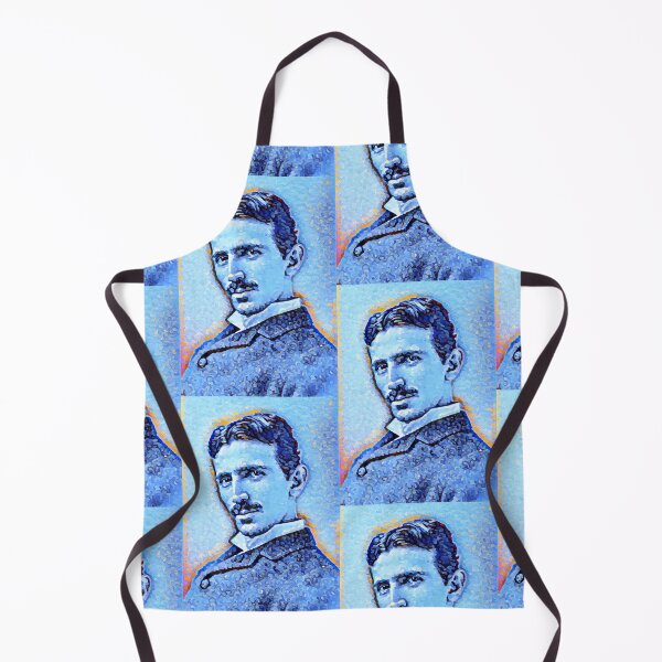 Item preview, Nikola Tesla Portrait | Nikola Tesla Wall Art  designed and sold by Suyogsonar25.