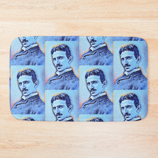Item preview, Nikola Tesla Portrait | Nikola Tesla Wall Art  designed and sold by Suyogsonar25.