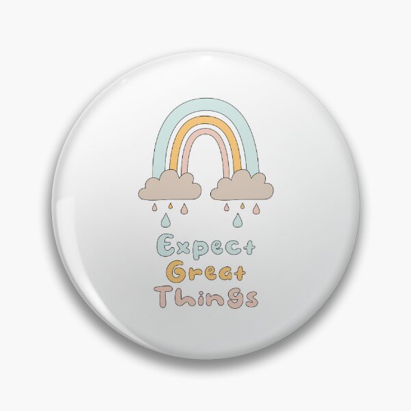 Item preview, Expect great things motivational rainbow colorful designed and sold by Awesome 4 all.