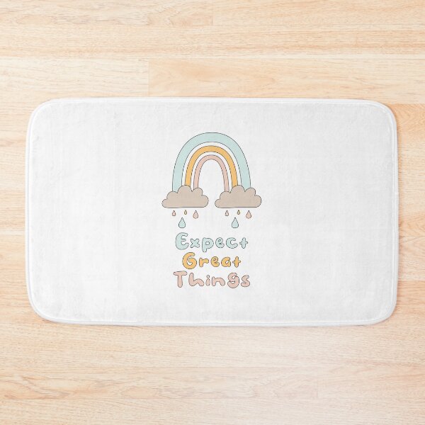 Item preview, Expect great things motivational rainbow colorful designed and sold by Awesome 4 all.