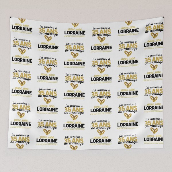 Item preview, 35th wedding anniversary gift for men from Lorraine designed and sold by RomualdGR.