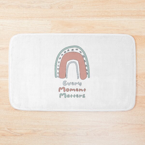 Item preview, Every moment matters motivational colorful rainbow designed and sold by Awesome 4 all.