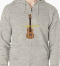 Dodie Clarks's Ukulele with Dodie Logo Zipped Hoodie