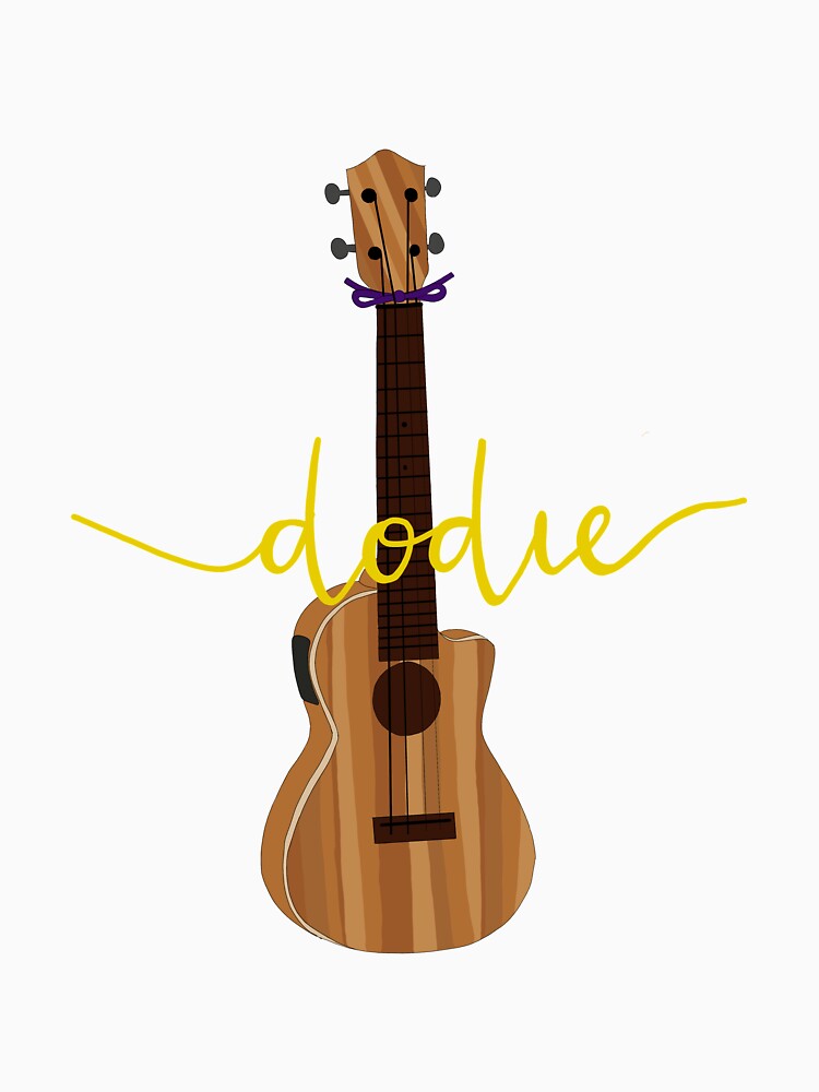Dodie Ukulele T Shirt With Dodie Logo Dodie Ukulele T Shirt With Dodie Logo