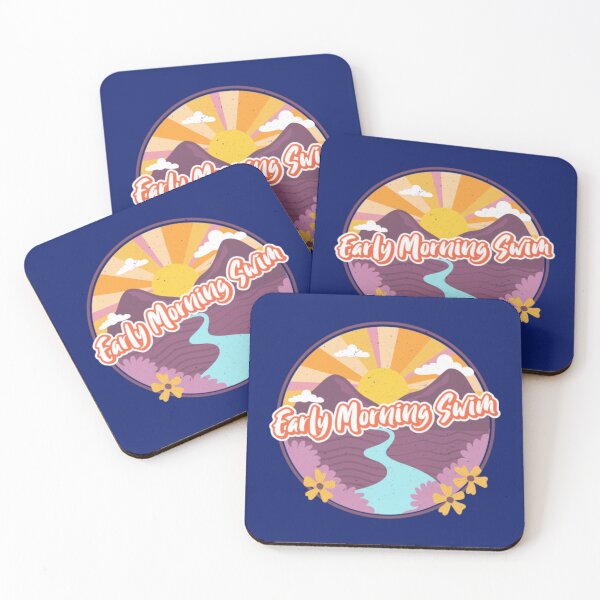 Item preview, Early Morning Swim - White Text - Wild Swimming Tees   designed and sold by HobbyTees0201.