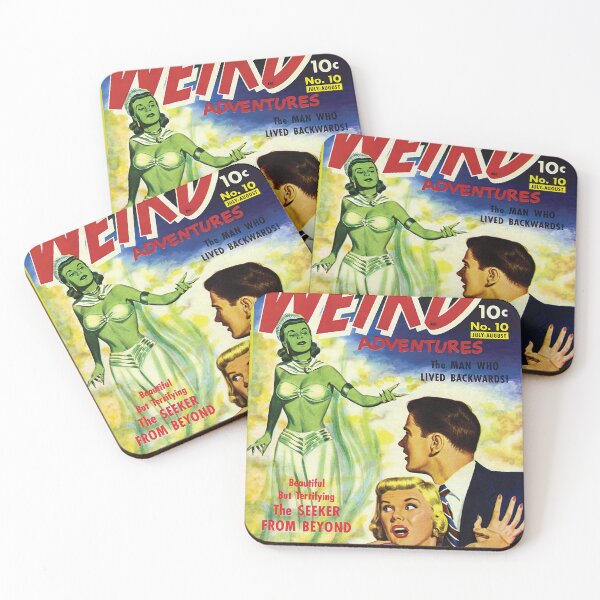 Item preview, Weird Adventures Vol.11 1950's Science Fiction Comic Cover designed and sold by AllTheFaeThings.