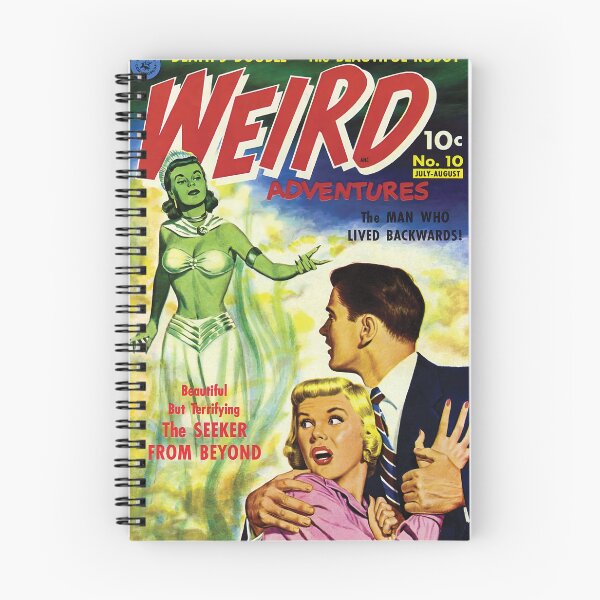 Item preview, Weird Adventures Vol.11 1950's Science Fiction Comic Cover designed and sold by AllTheFaeThings.