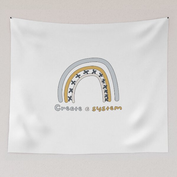 Item preview, Create a system motivational colorful boho rainbow designed and sold by Awesome 4 all.