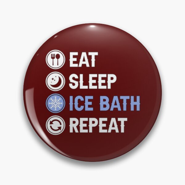 Item preview, Eat Sleep Ice Bath Repeat   designed and sold by HobbyTees0201.