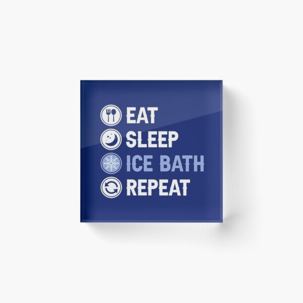 Item preview, Eat Sleep Ice Bath Repeat   designed and sold by HobbyTees0201.