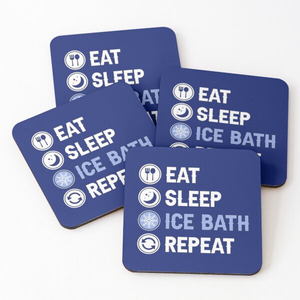 Item preview, Eat Sleep Ice Bath Repeat   designed and sold by HobbyTees0201.