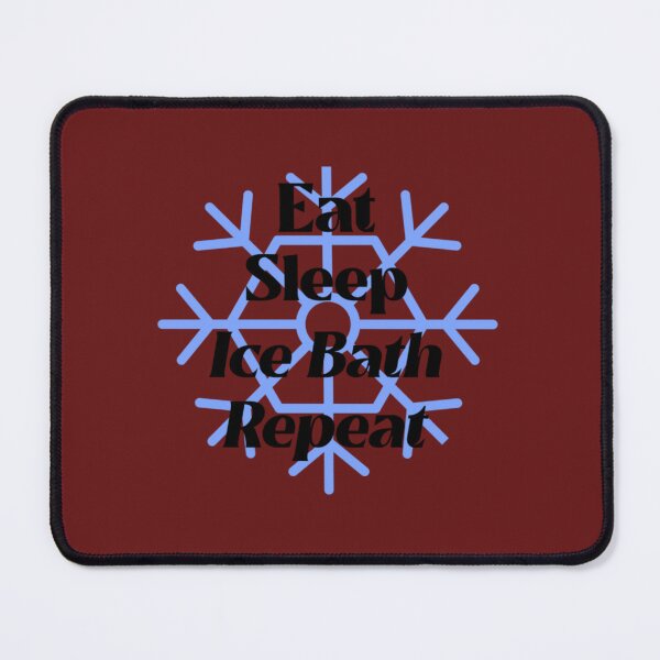 Item preview, Eat Sleep Ice Bath Repeat - Blue - Wild Swimming Tees   designed and sold by HobbyTees0201.