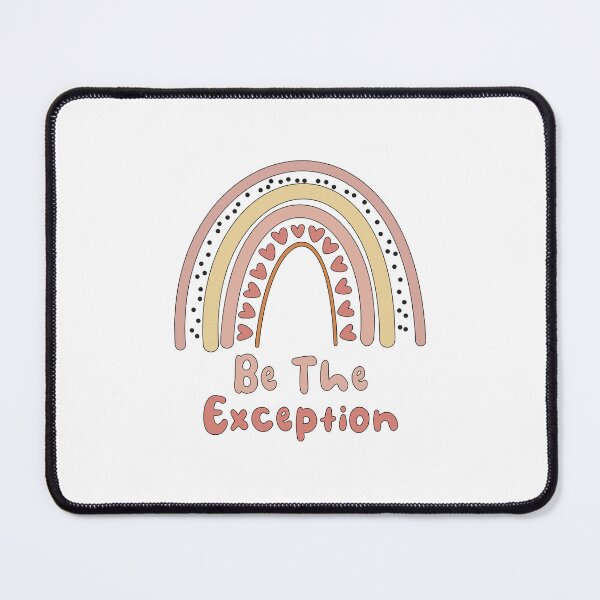 Item preview, Be the exception motivational colorful rainbow designed and sold by Awesome 4 all.