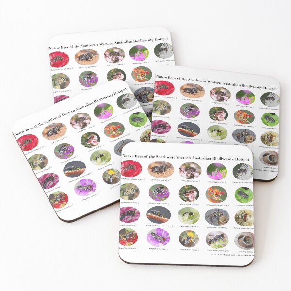 Item preview, Native Bees of the Southwest Western Australian Biodiversity Hotspot designed and sold by BeeBabette.