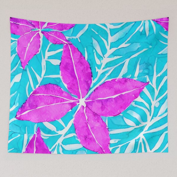 Item preview, Teal and Pink Floral Pattern designed and sold by Trace1234.
