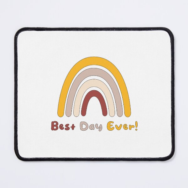 Item preview, Best day ever motivational colorful boho rainbow designed and sold by Awesome 4 all.