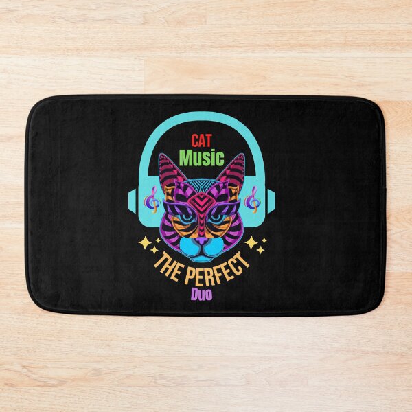 Item preview, Cat & Music The Perfect Duo designed and sold by ffstyles.