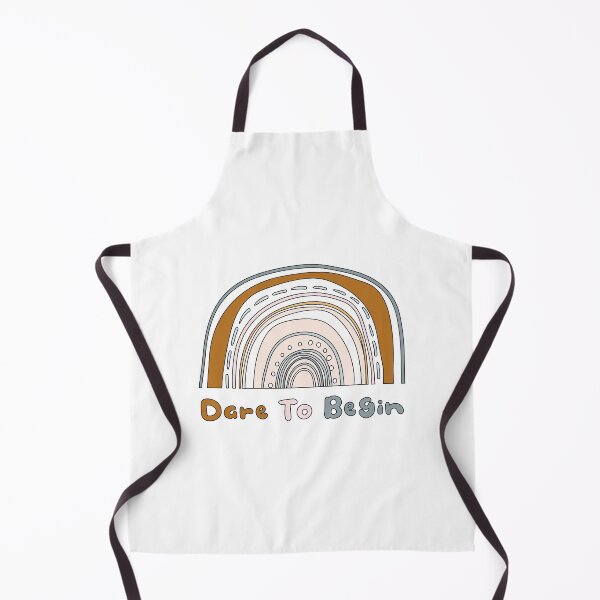 Item preview, Dare to begin motivational colorful boho rainbow designed and sold by Awesome 4 all.