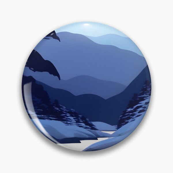 Item preview, Find the Perfect Minimalist Landscape Blue Tone Print for Your Personal Style and Taste designed and sold by supeart.