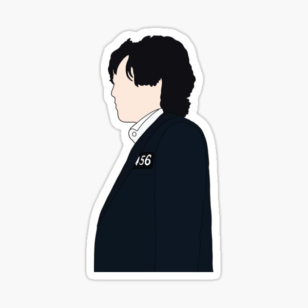 Squid Game - Player 456/ Seong Gi-Hun Sticker for Sale by VidhiVora