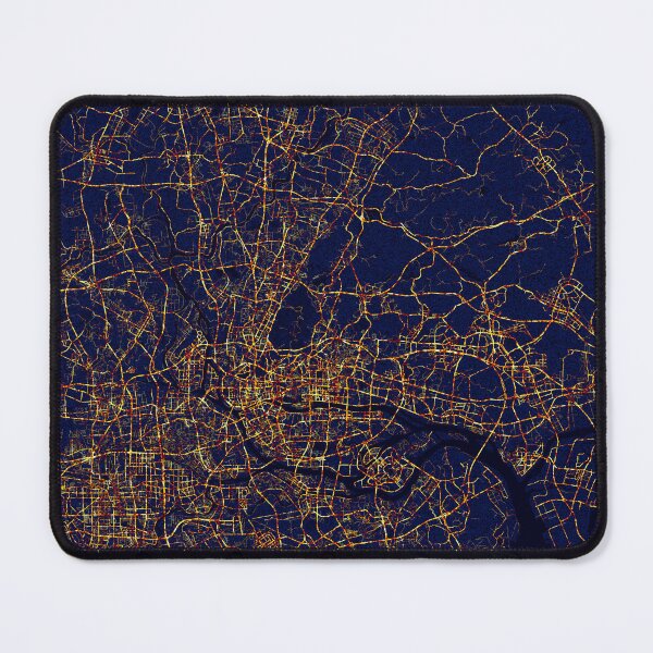 Item preview, Guangzhou, Guangdong, China Map - City At Night designed and sold by deMAP.