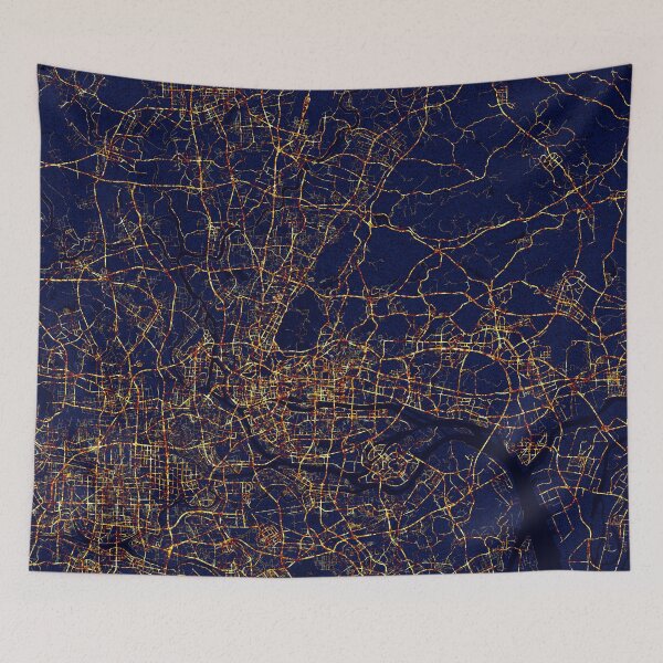 Item preview, Guangzhou, Guangdong, China Map -  City At Night designed and sold by deMAP.