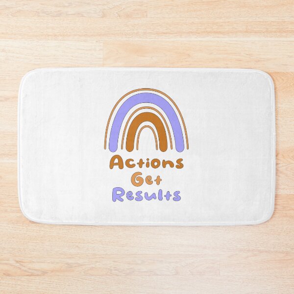 Item preview, Actions get results motivational boho rainbow designed and sold by Awesome 4 all.
