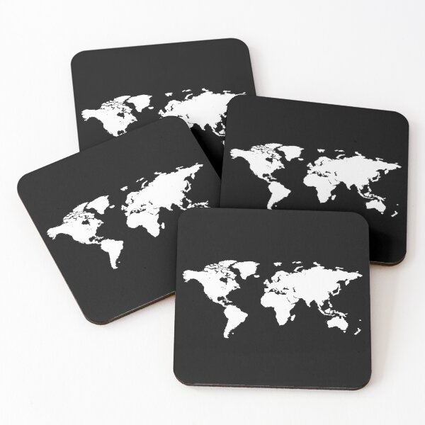 Item preview, The world and its white outlines designed and sold by Themys24.
