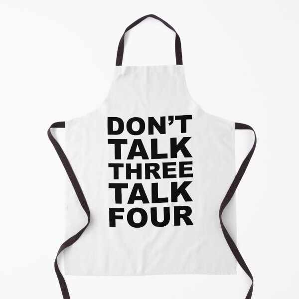 Item preview, don't talk three talk four designed and sold by piakestore.
