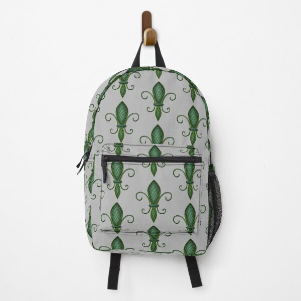 Item preview, Metallic Green Fleur de Lis designed and sold by lezell.