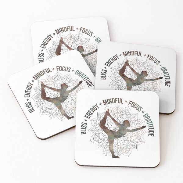 Item preview, Motivational words for gratitude yoga pose brown designed and sold by Awesome 4 all.