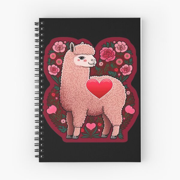 Item preview, Valentine's Day Alpaca Painting, Adorable Anniversary Present, Llama Lover, Alpaca Lover, Funny Llama, Cute Llama, Cute Alpaca Art designed and sold by MorphicPrints.