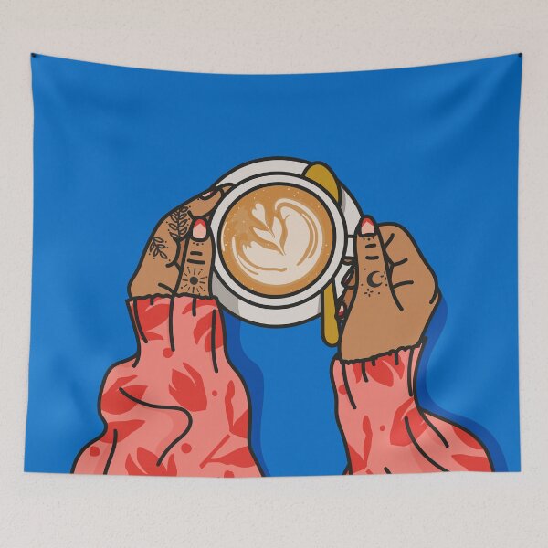 Item preview, Wake up and drink coffee designed and sold by KookiePixel.