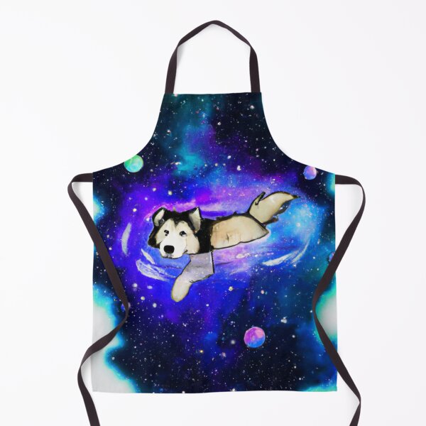 Item preview, Husky swimming in the galaxy-Edited AI generated art designed and sold by Frostp.