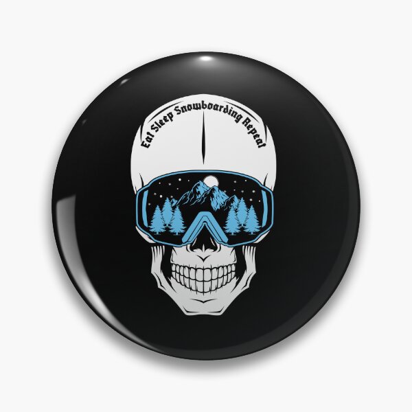 Item preview, Eat Sleep Snowboarding Repeat designed and sold by FLOWER--ART.