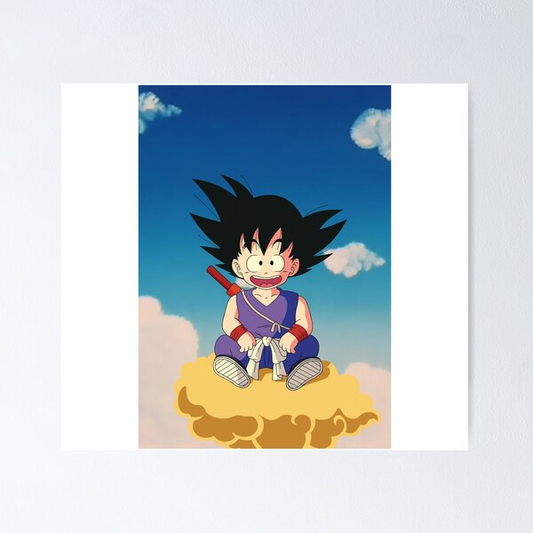 DragonBall - Kid Goku and Flying Nimbus Premium Matte Vertical Poster sold  by Doris Zhang, SKU 41119993