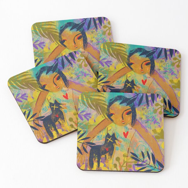DISCOVERING Coasters (Set of 4)