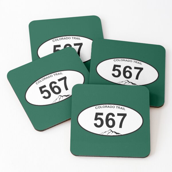 Item preview, Colorado Trail thru hiker mileage 567 miles  designed and sold by Deedy  Studio.