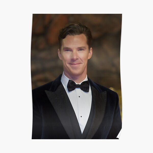Benedict Cumberbatch - Oil Paint Art Poster