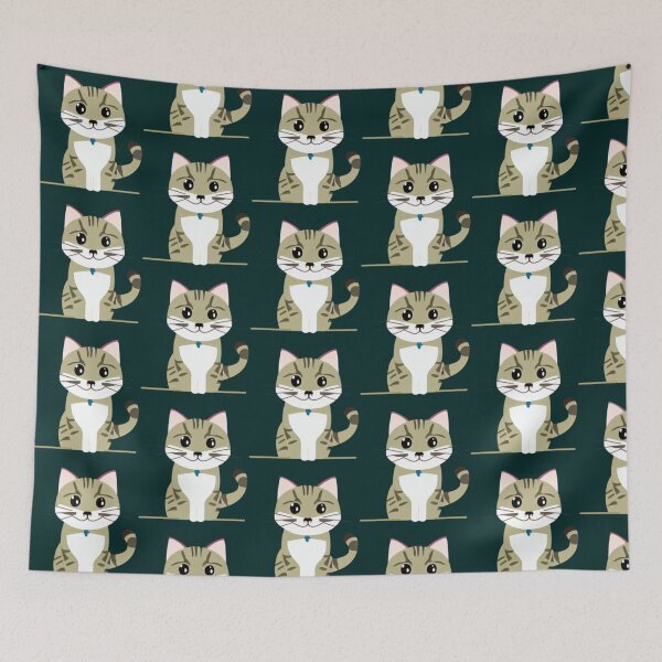 Item preview, cute cat cat mochi     designed and sold by stefaniehecker1.