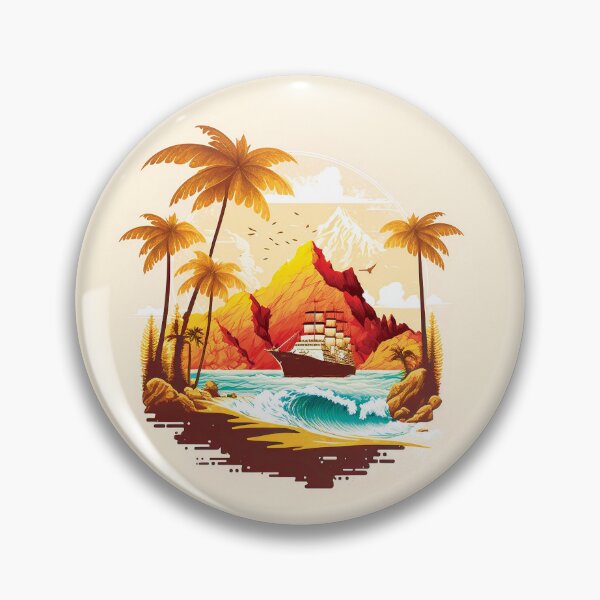 Item preview, Landscape ocean palm tree#7 designed and sold by FunArt4You.